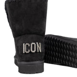 ICON Stivaletto Pelliccia Nero IC04412SD