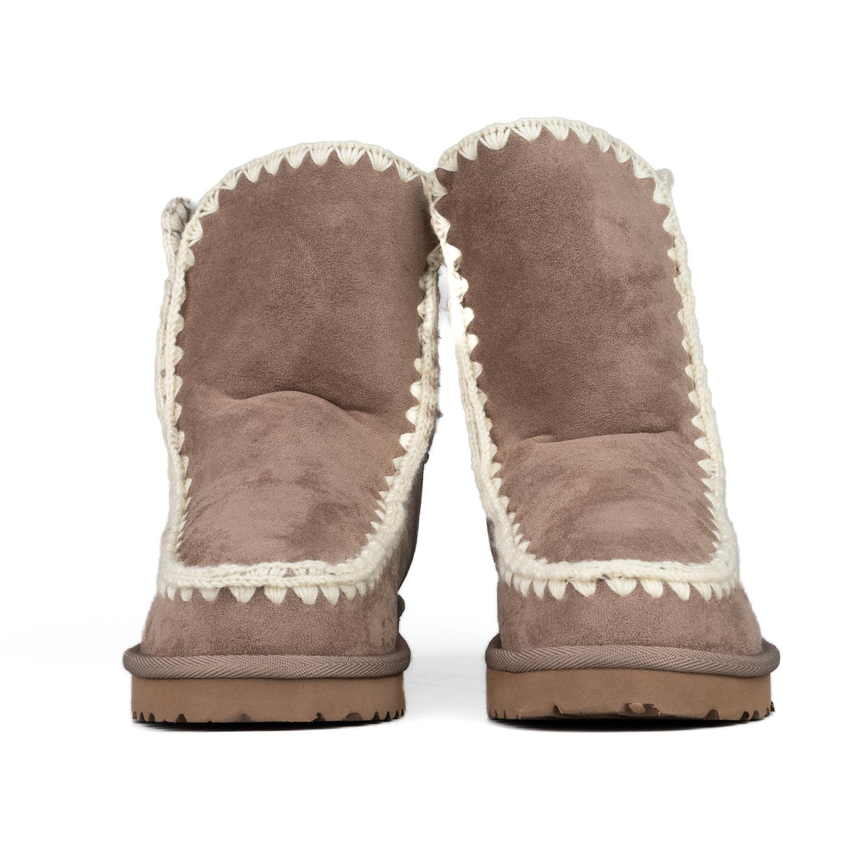 ICON Stivale Pelliccia Camoscio Tortora IC04412SD