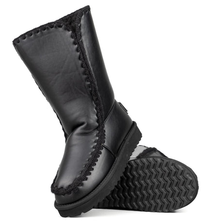 ICON Stivale Pelliccia Eco-pelle Nero IC7104SD