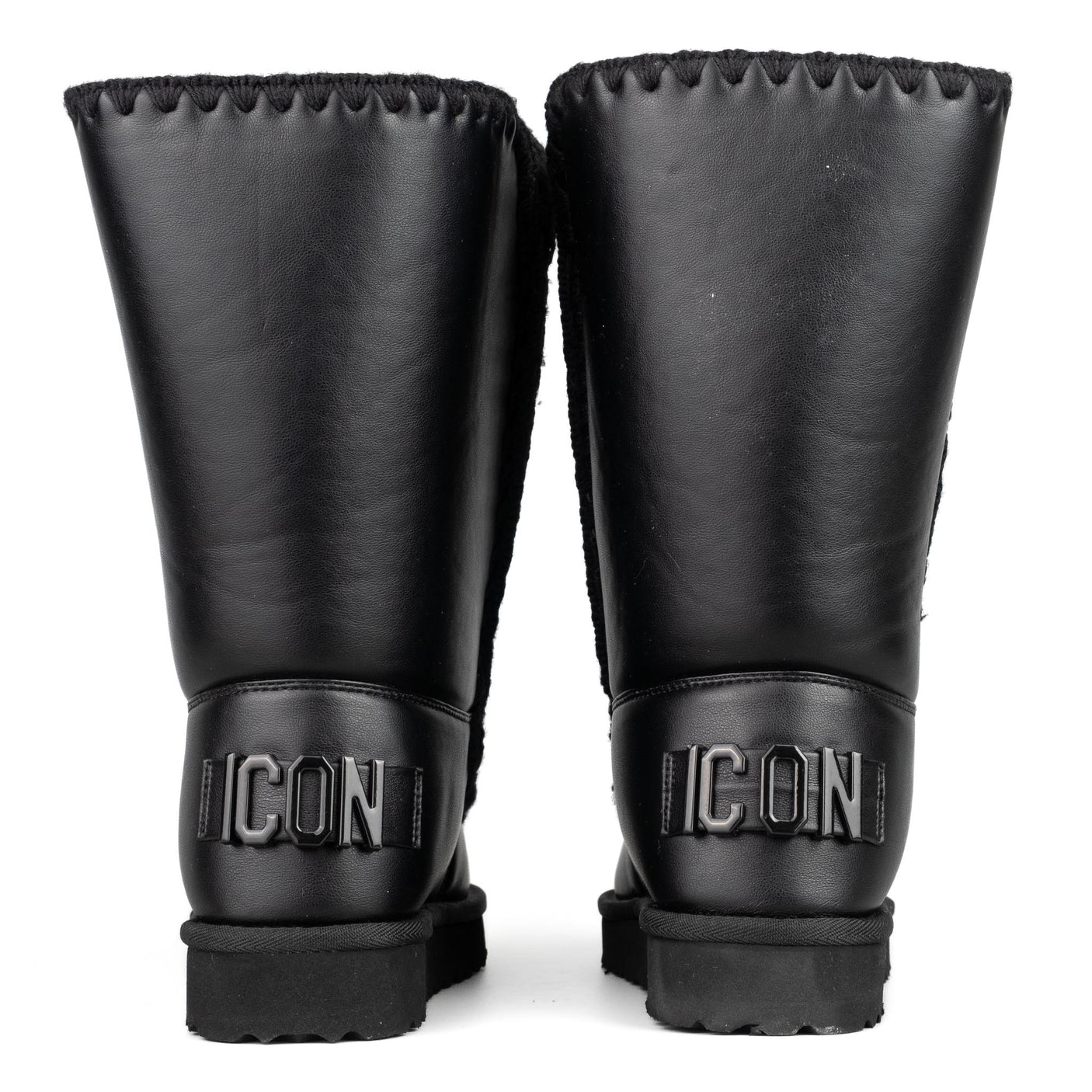 ICON Stivale Pelliccia Eco-pelle Nero IC7104SD