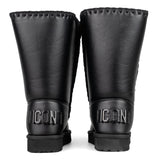 ICON Stivale Pelliccia Eco-pelle Nero IC7104SD