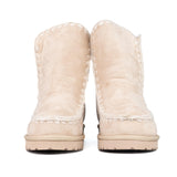 ICON Stivale Pelliccia Camoscio Beige IC04412SDN