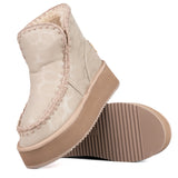 ICON Stivale Platform Pelliccia Tortora Animalier IC05266SD