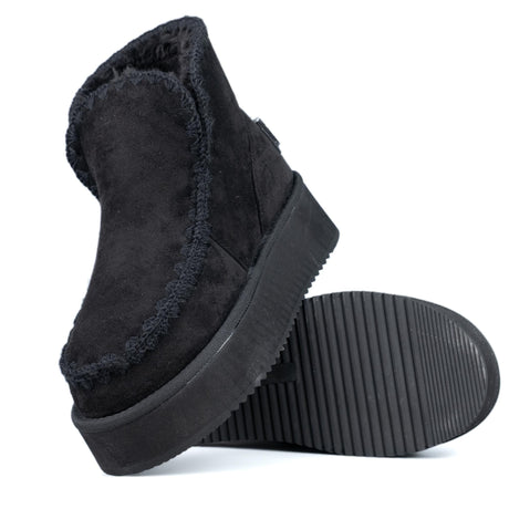 ICON Stivale Platform Pelliccia Nero IC05265SD