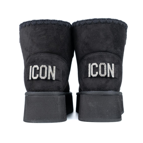 ICON Stivale Platform Pelliccia Nero IC05265SD