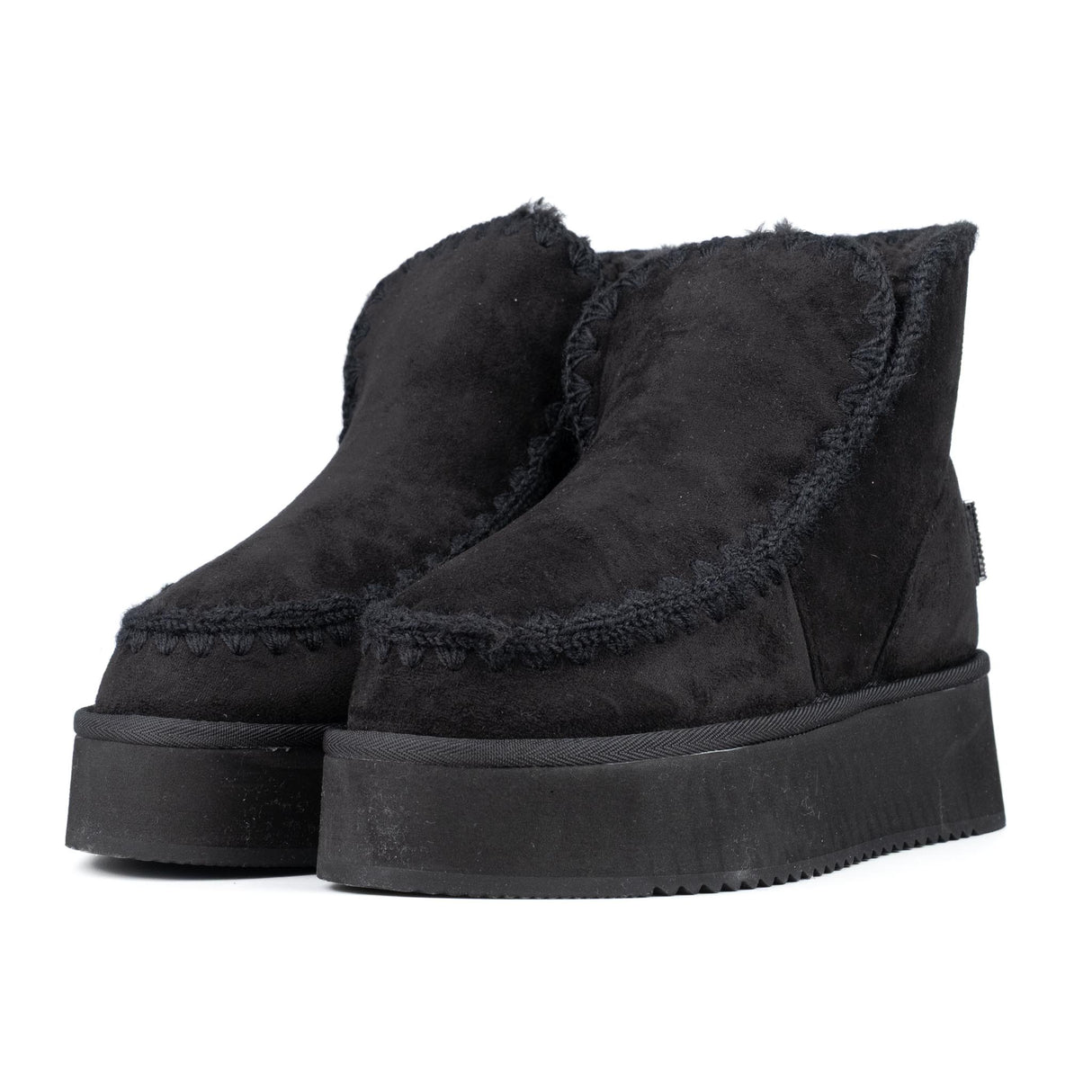 ICON Stivale Platform Pelliccia Nero IC05265SD