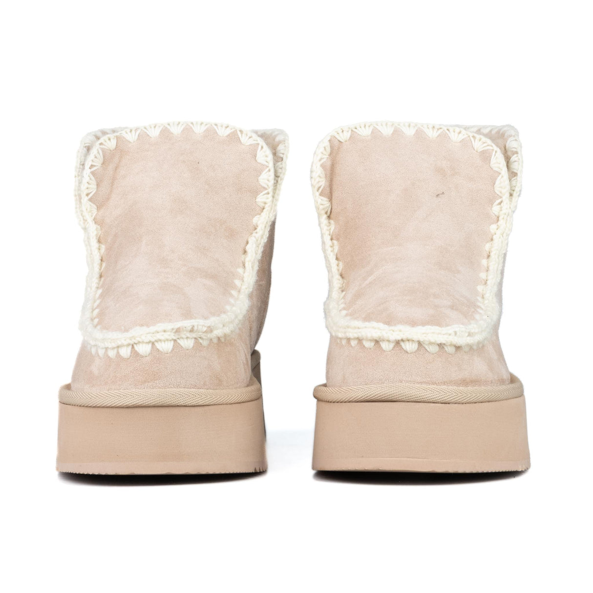 ICON Stivale Platform Pelliccia Beige IC05265SD