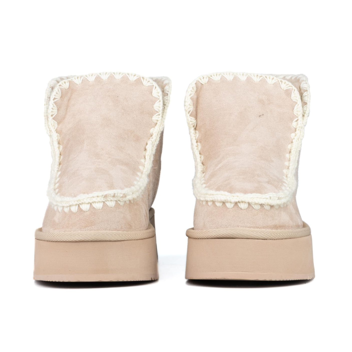 ICON Stivale Platform Pelliccia Beige IC05265SD