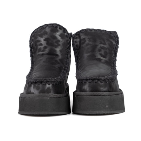 ICON Stivale Platform Pelliccia Nero Animalier IC05266SD