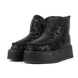 ICON Stivale Platform Pelliccia Nero Animalier IC05266SD