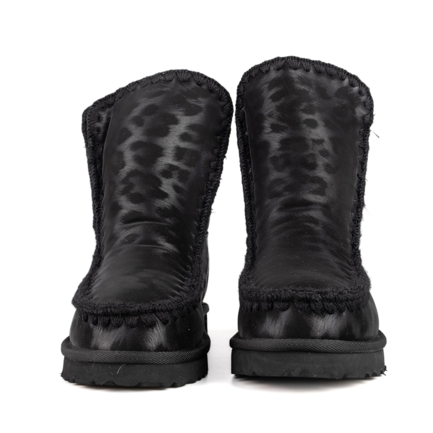 ICON Stivaletto Pelliccia Ecopelle Nero Animalier IC05267SD