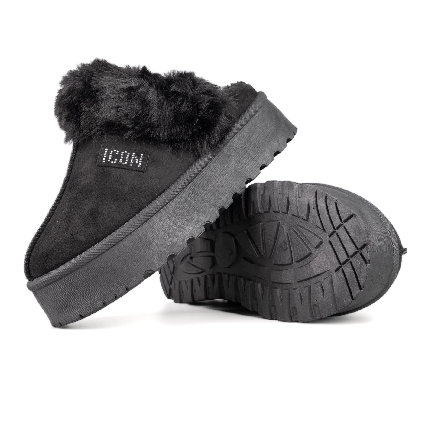 ICON Sabot Pelliccia Nero IC04679SD