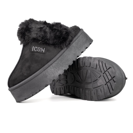 ICON Sabot Pelliccia Nero IC04679SD