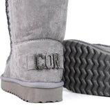 ICON Stivaletto Pelliccia Grigio IC04412SD