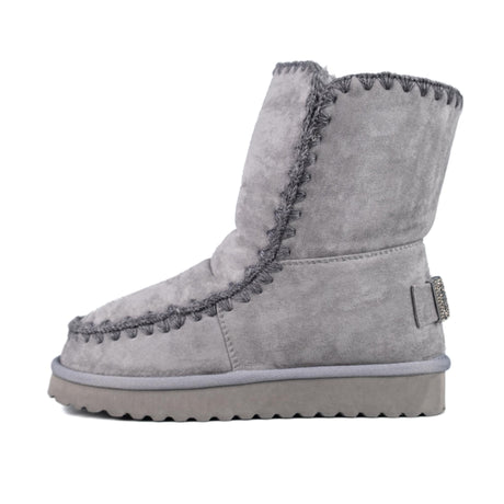 ICON Stivaletto Pelliccia Grigio IC04412SD
