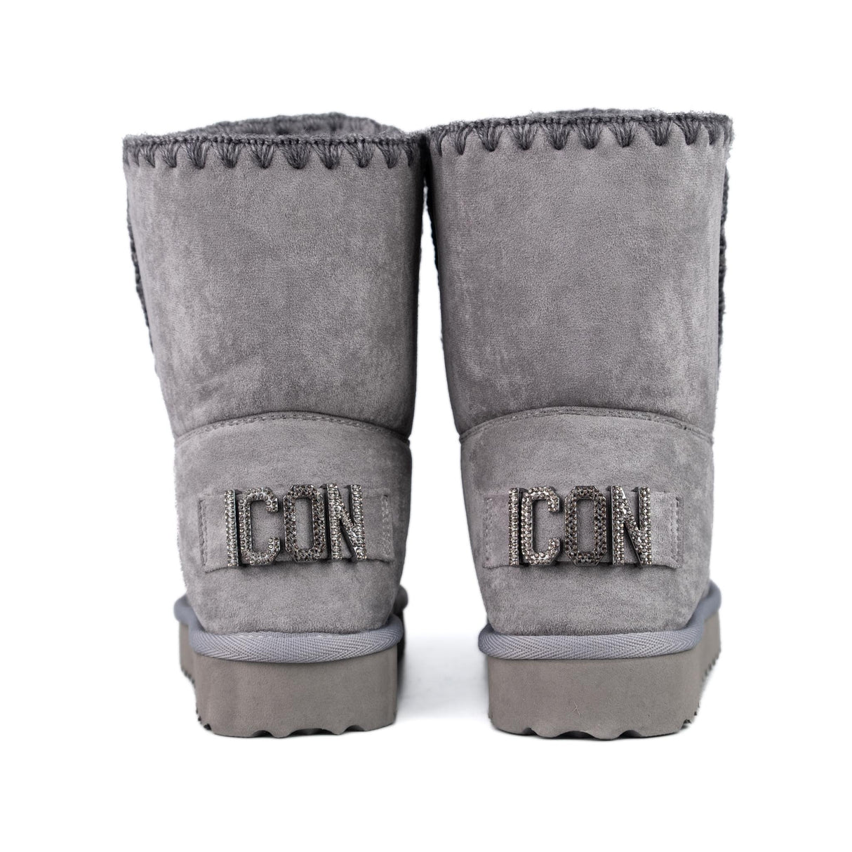 ICON Stivaletto Pelliccia Grigio IC04412SD