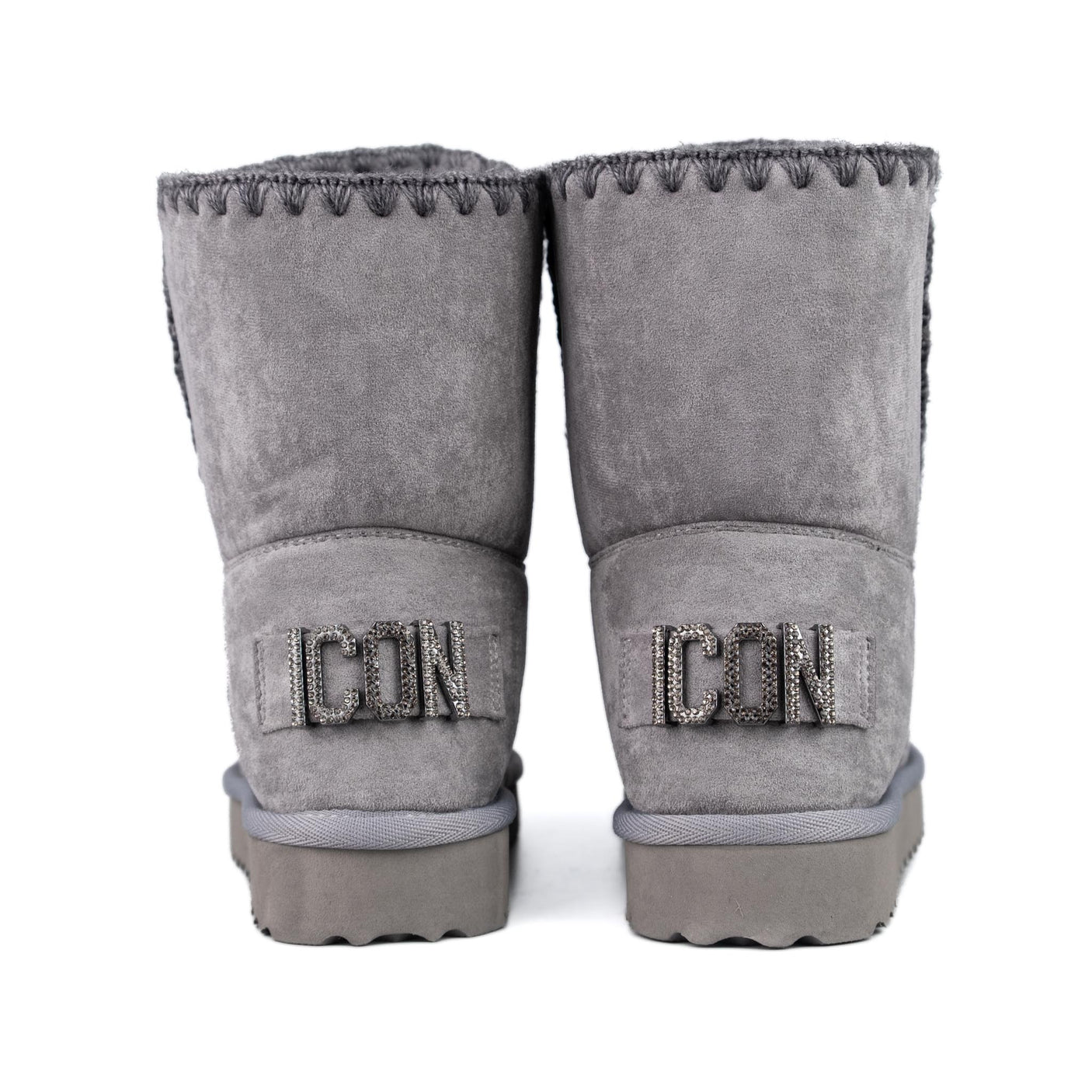 ICON Stivaletto Pelliccia Grigio IC04412SD