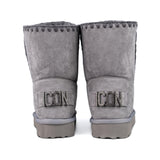 ICON Stivaletto Pelliccia Grigio IC04412SD