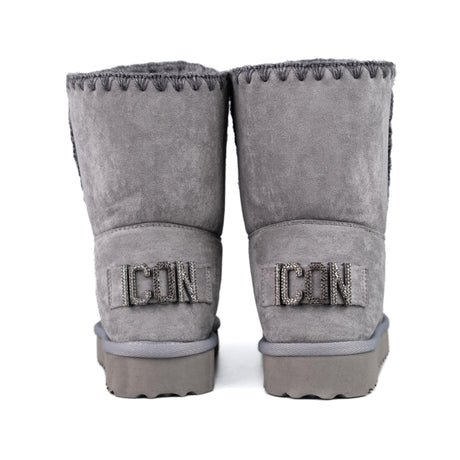 ICON Stivaletto Pelliccia Grigio IC04412SD