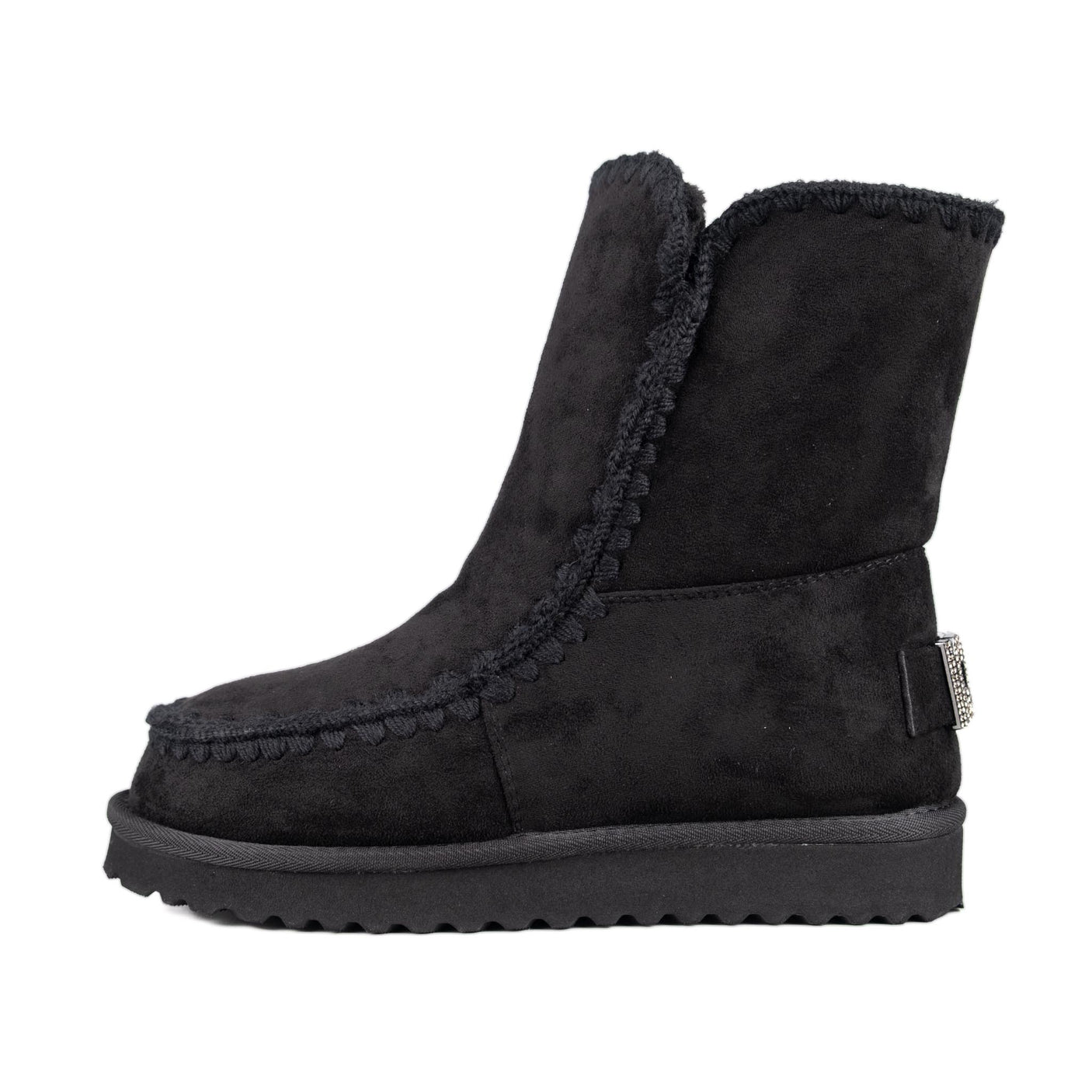 ICON Stivaletto Pelliccia Nero IC04412SD