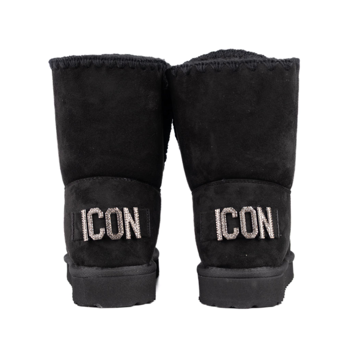 ICON Stivaletto Pelliccia Nero IC04412SD