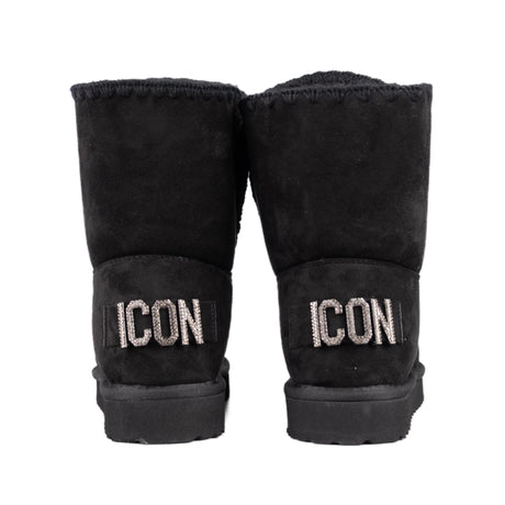 ICON Stivaletto Pelliccia Nero IC04412SD