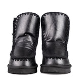ICON Stivaletto Pelliccia Satinato Nero IC05263SD