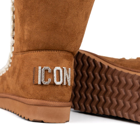 ICON Stivaletto Pelliccia Biscotto IC04412SD