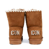 ICON Stivaletto Pelliccia Biscotto IC04412SD