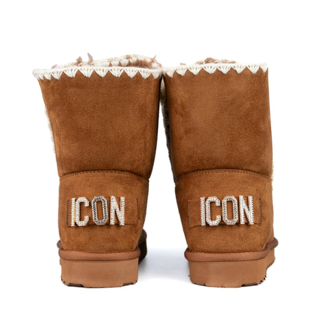 ICON Stivaletto Pelliccia Biscotto IC04412SD