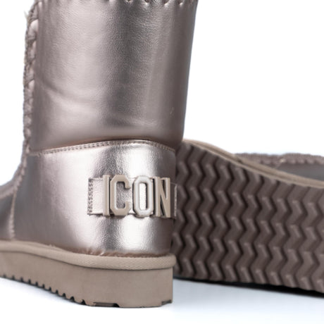 ICON Stivaletto Pelliccia Satinato Oro Rosa IC05263SD