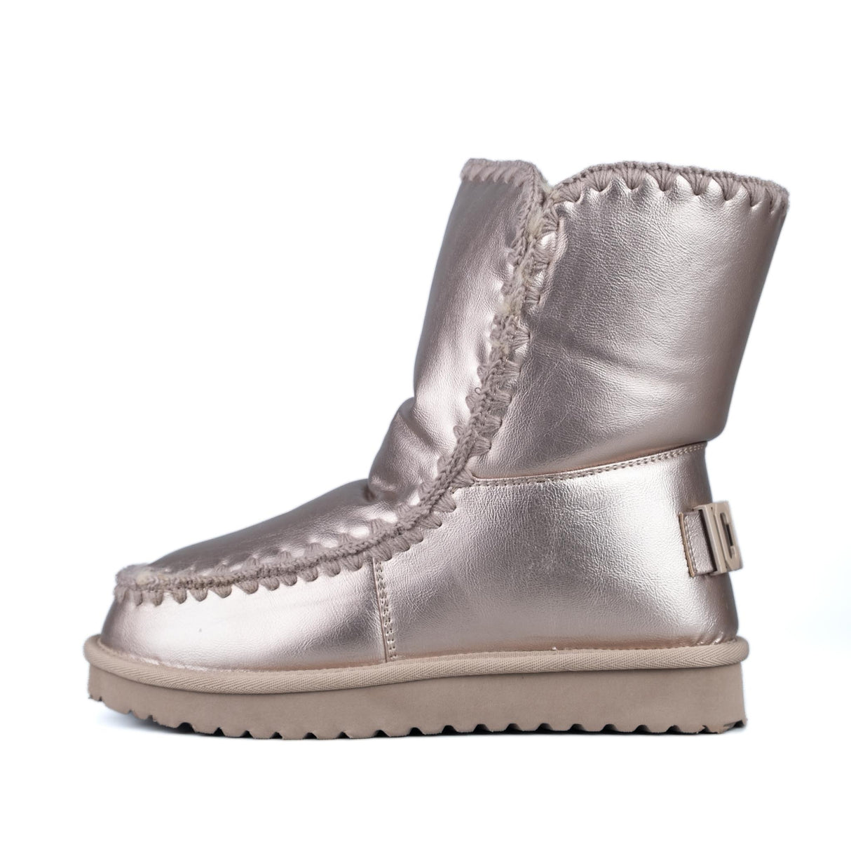 ICON Stivaletto Pelliccia Satinato Oro Rosa IC05263SD