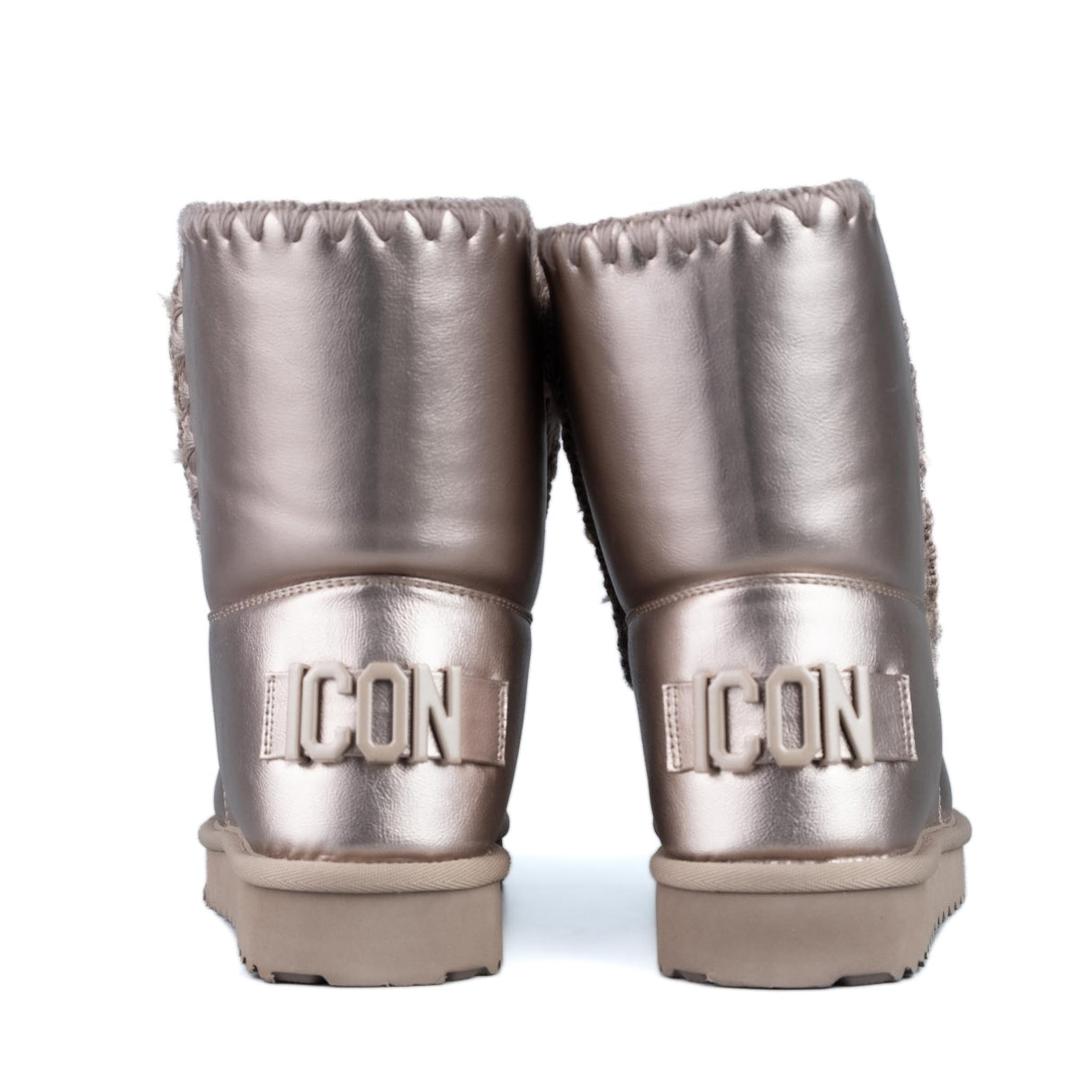 ICON Stivaletto Pelliccia Satinato Oro Rosa IC05263SD