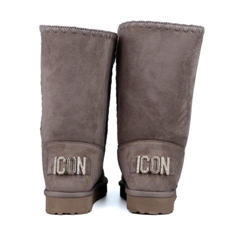 ICON Stivale Pelliccia Tortora IC04411SD