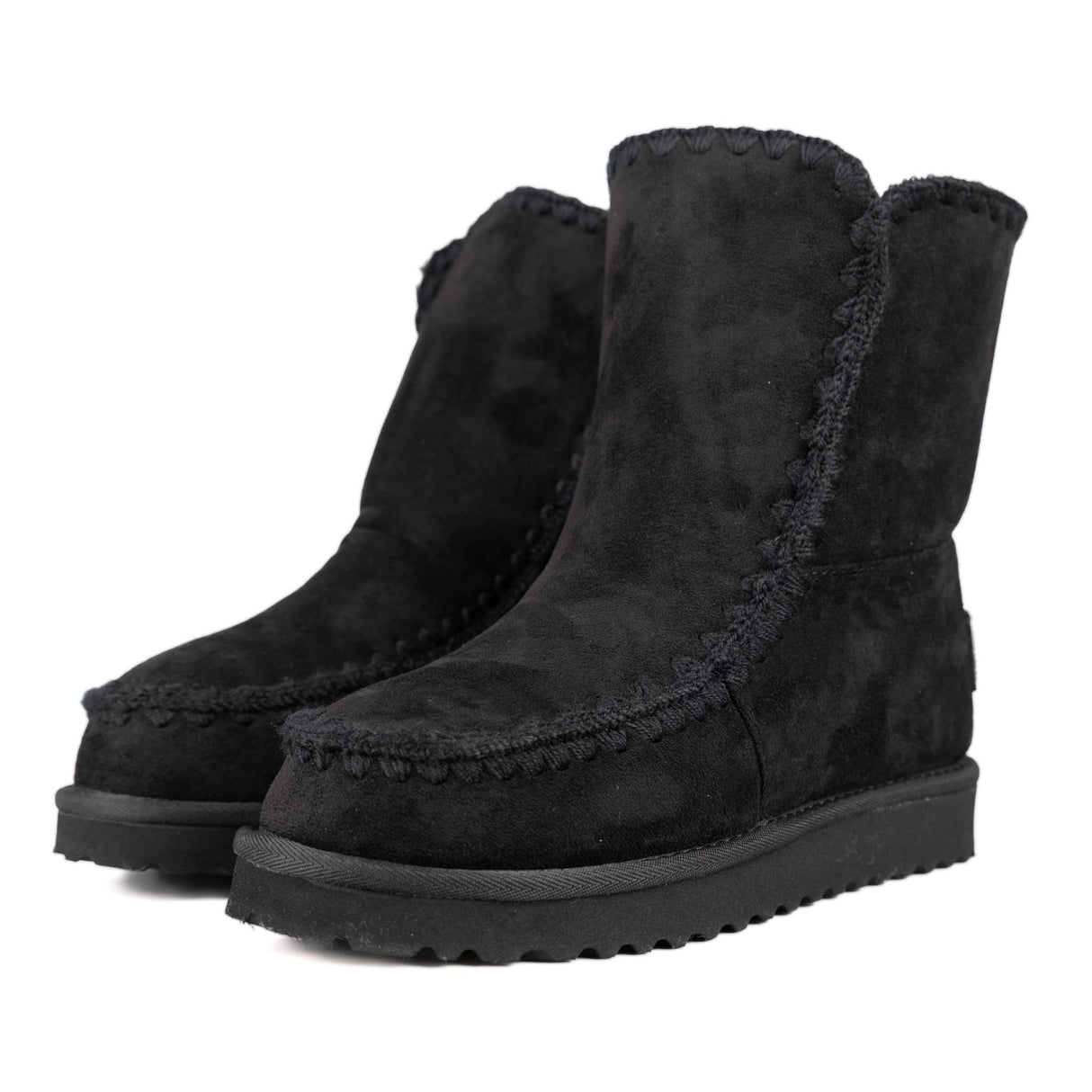 ICON Stivaletto Pelliccia Nero IC04412SD