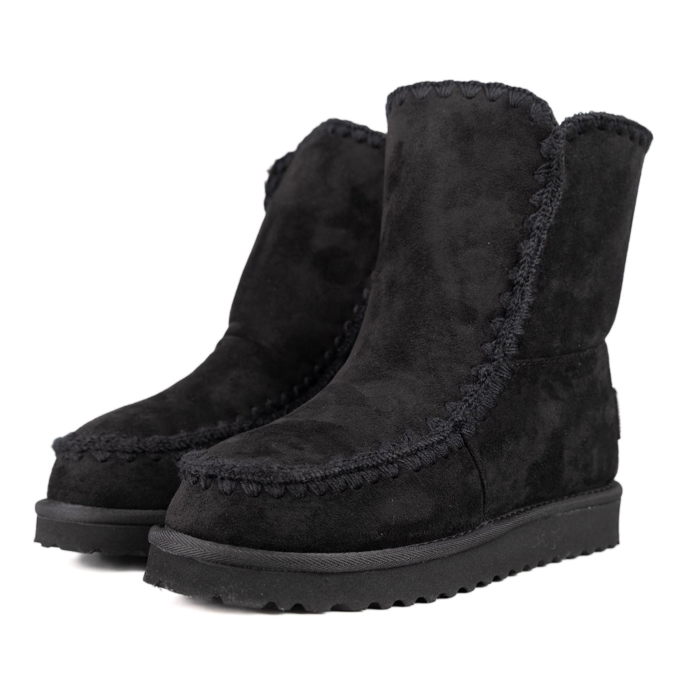 ICON Stivaletto Pelliccia Nero IC04412SD