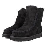 ICON Stivaletto Pelliccia Nero IC04412SD