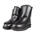 ICON Stivaletto Pelliccia Satinato Nero IC05263SD