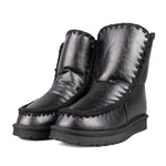 ICON Stivaletto Pelliccia Satinato Nero IC05263SD