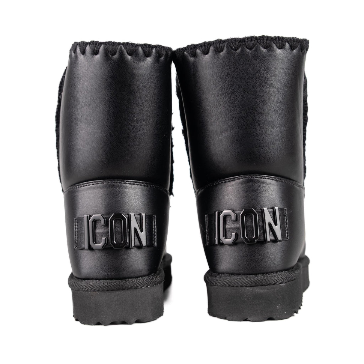 ICON Stivale Pelliccia Ecopelle Nero IC7105SD