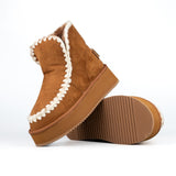 ICON Stivale Platform Pelliccia Biscotto IC05265SD