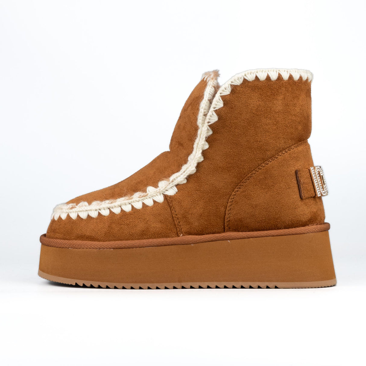 ICON Stivale Platform Pelliccia Biscotto IC05265SD