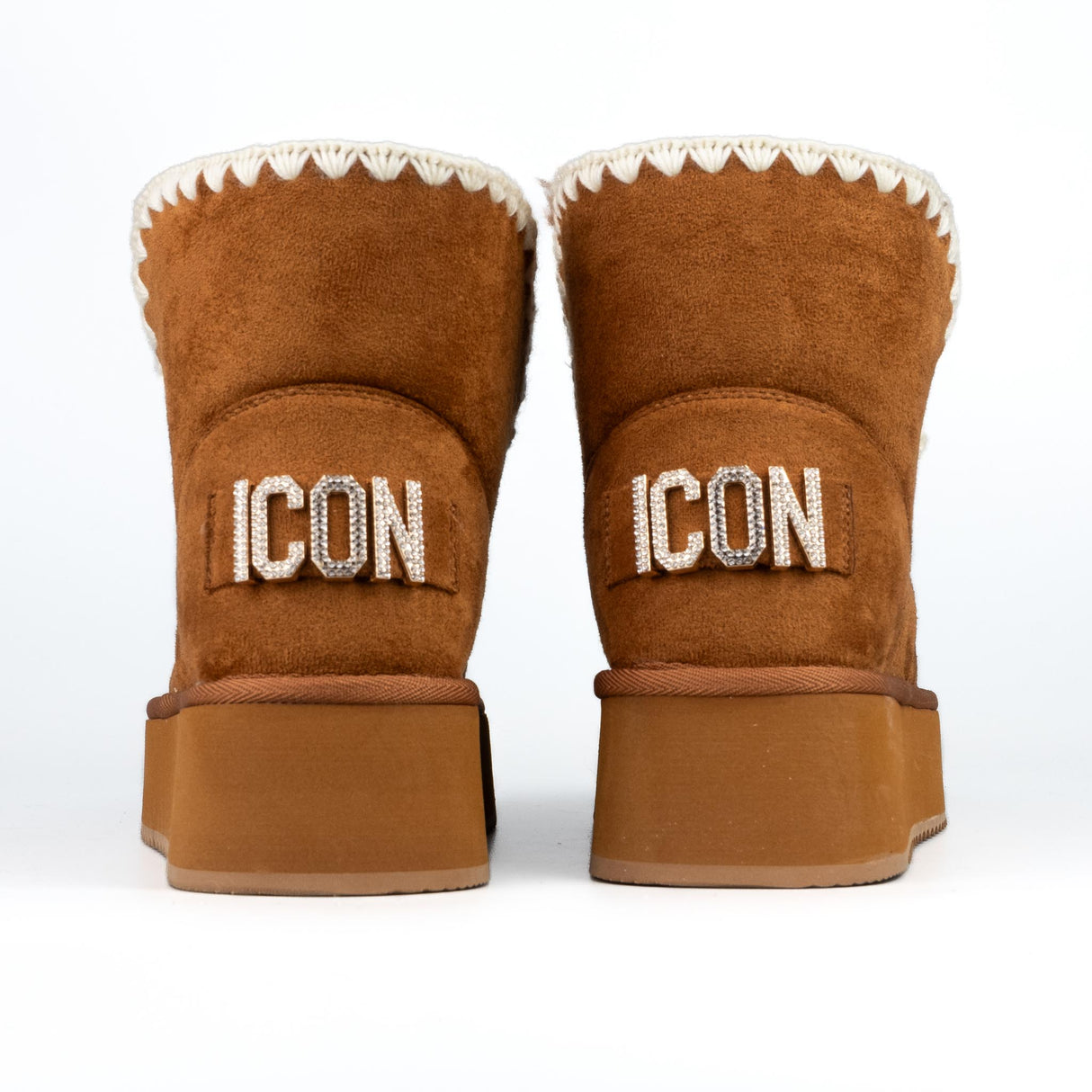 ICON Stivale Platform Pelliccia Biscotto IC05265SD