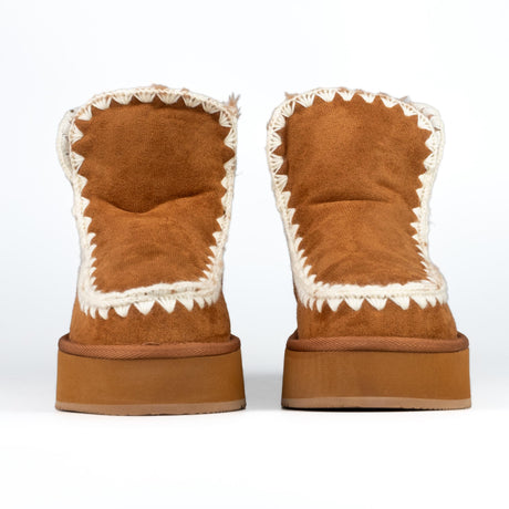 ICON Stivale Platform Pelliccia Biscotto IC05265SD