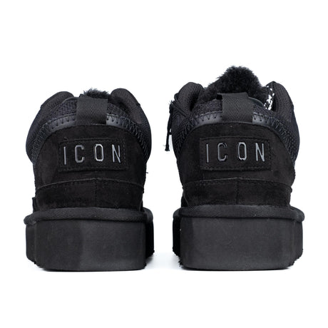 ICON Sneakers Pelliccia Nero IC05330SD