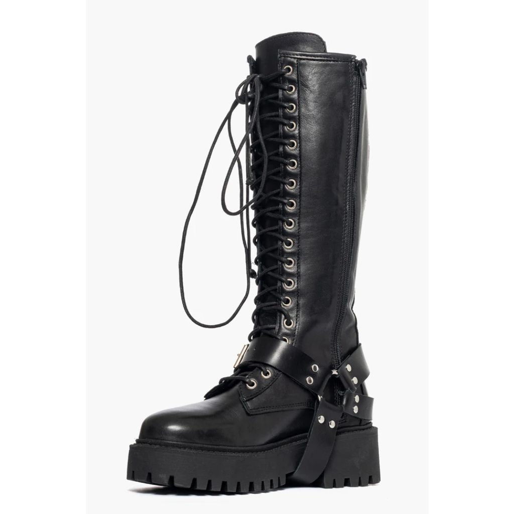 Jammers London Anfibi Boomerang 779 Pelle Nero
