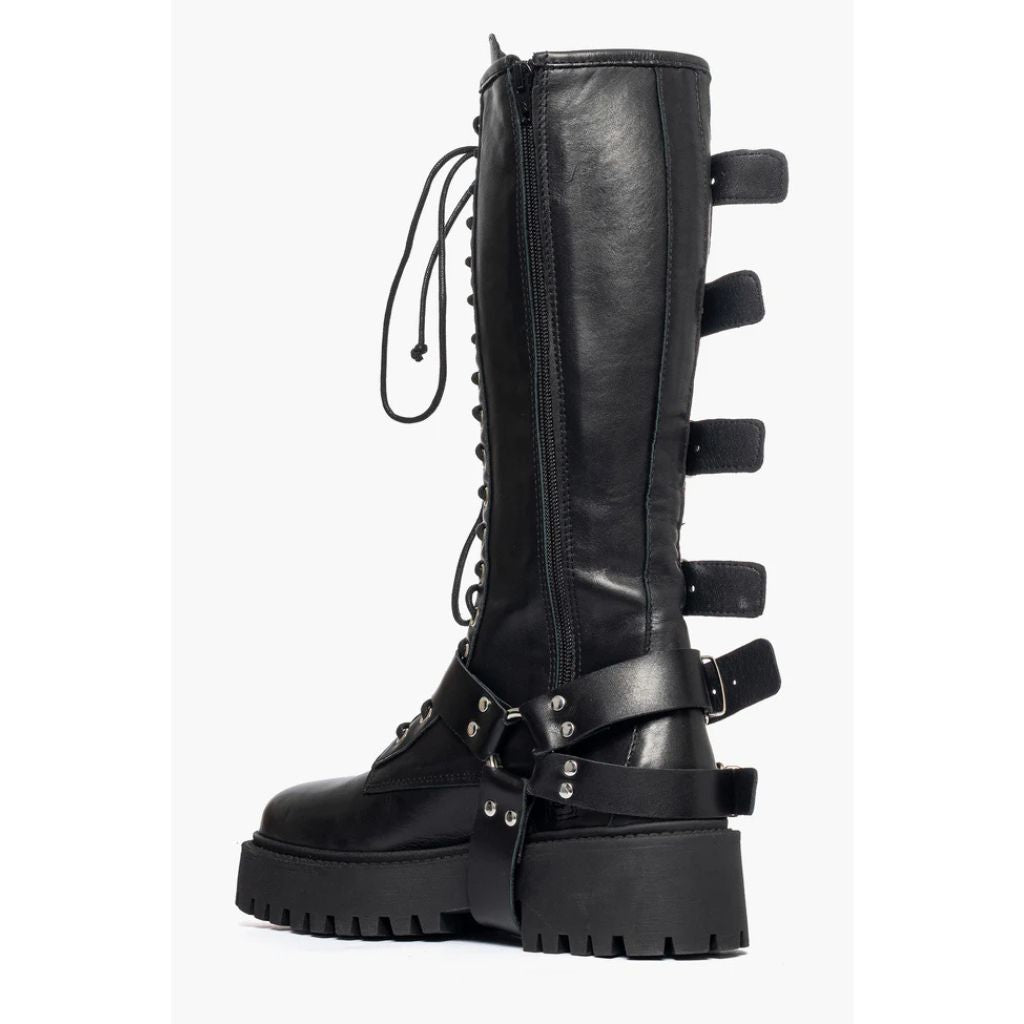 Jammers London Anfibi Boomerang 779 Pelle Nero