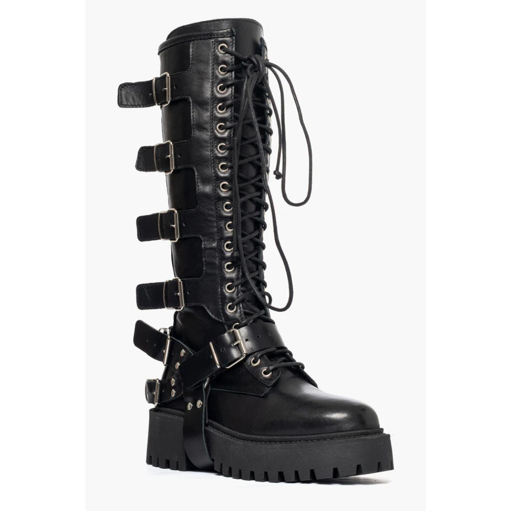 Jammers London Anfibi Boomerang 779 Pelle Nero