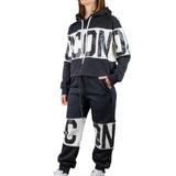ICON Pantalone Logo Nero ICDF2W6P007