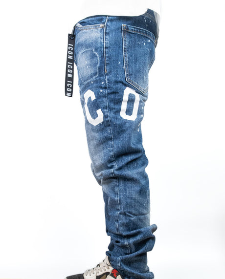 ICON Jeans Logo Gamba ICUF2W6D002